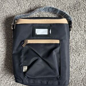 BEIS Black and Tan Men's Bag